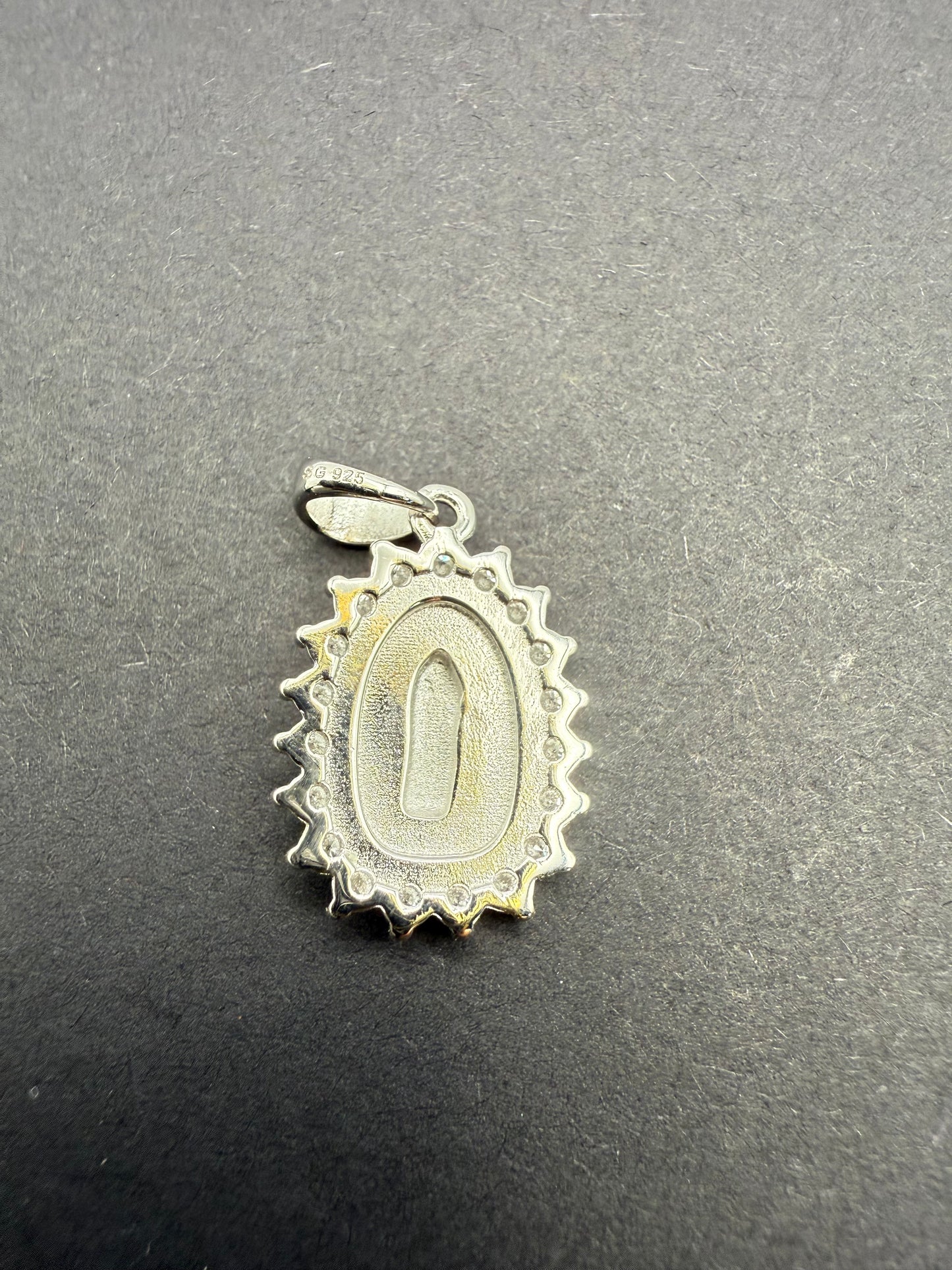 Sterling Silver + Moissanite Jesus Pendant