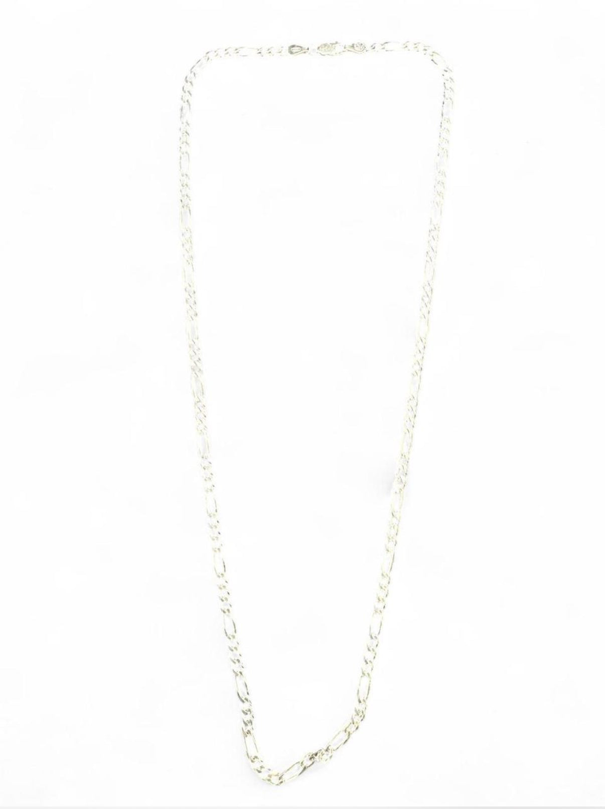 20” Sterling Silver Figaro Chain Necklace