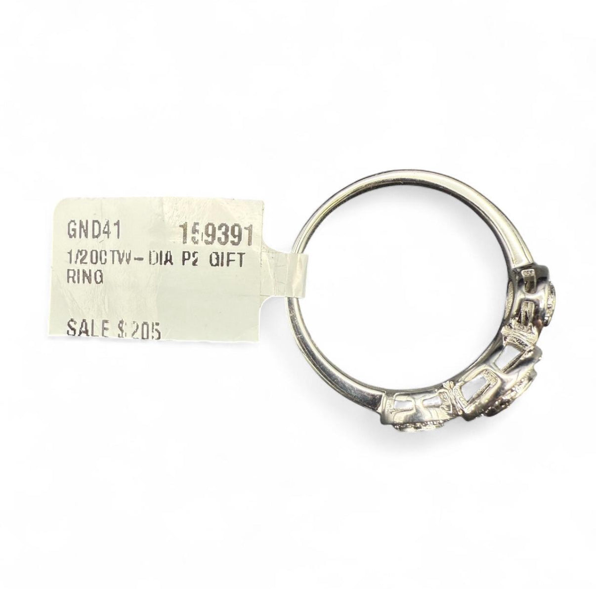 Sterling Silver + Natural Diamond Ring