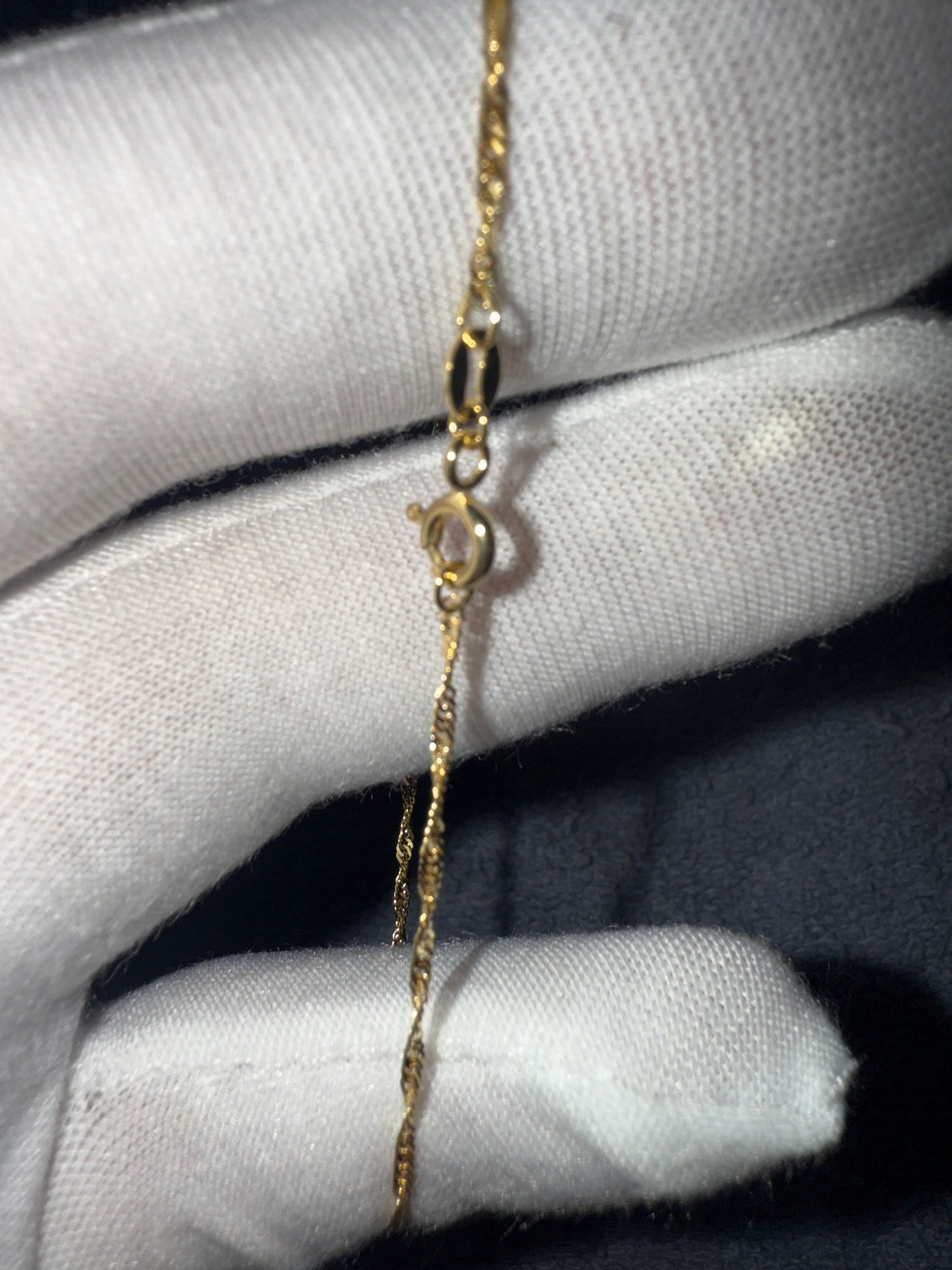 10k Gold Singapore Bracelet