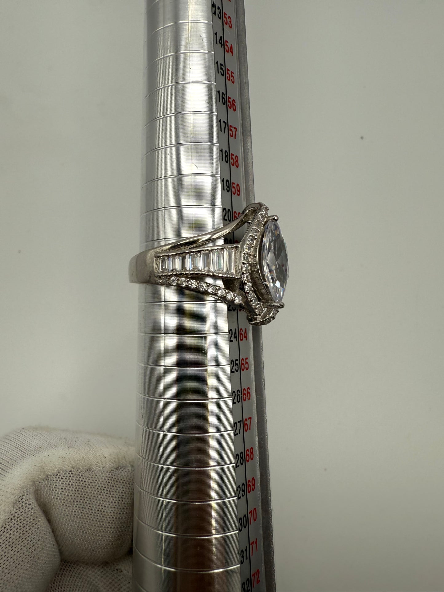 Sterling Silver + CZ Ring