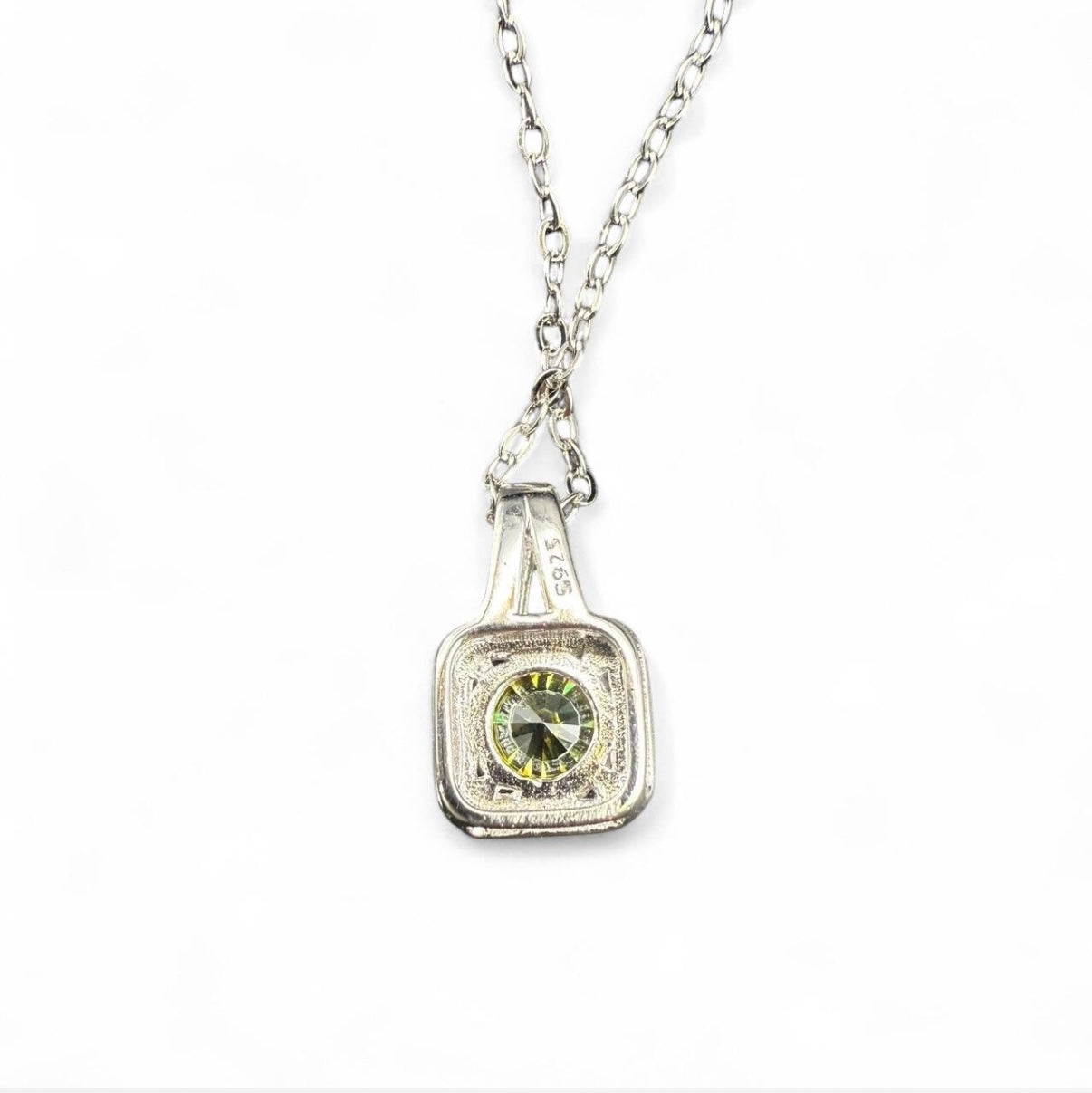 Sterling Silver + Moissanite Necklace and Pendant