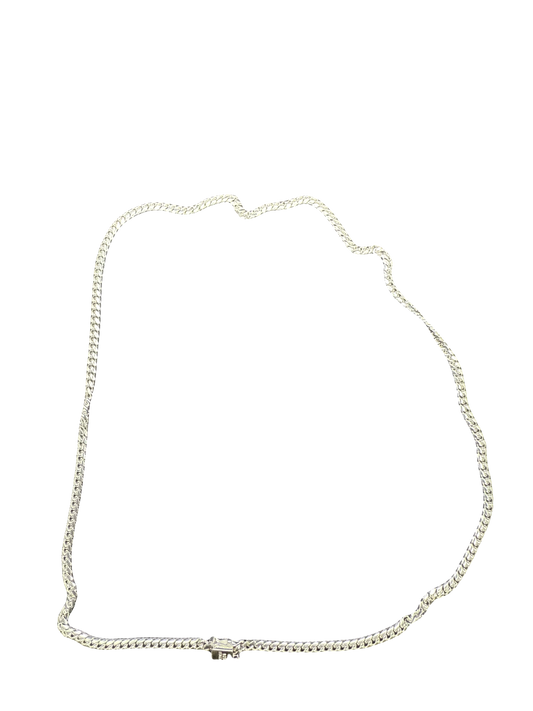 Sterling Silver Cuban Necklace