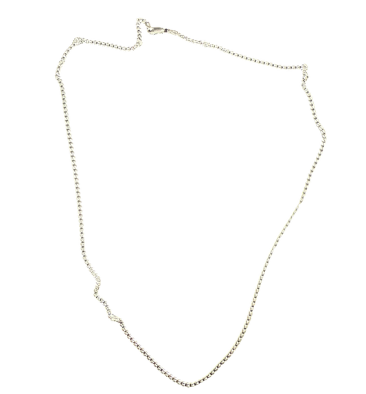 Diamond Cut Sterling Silver Cuban Necklace