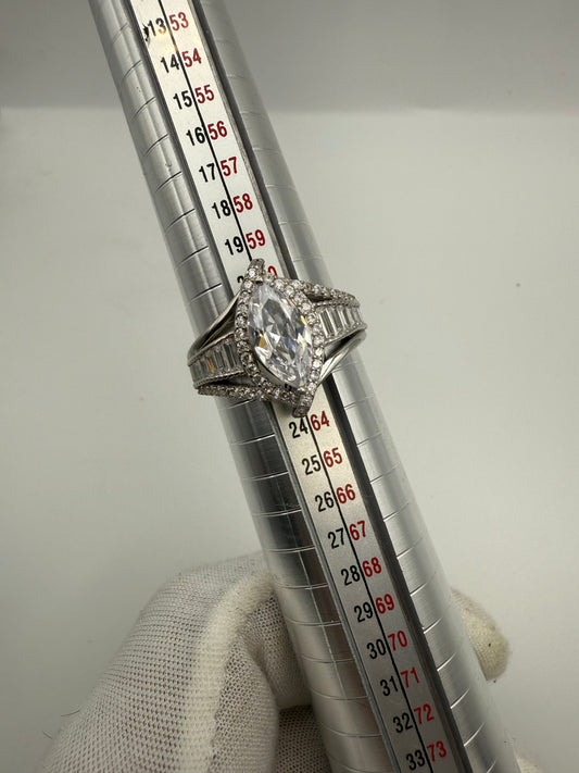 Sterling Silver + CZ Ring